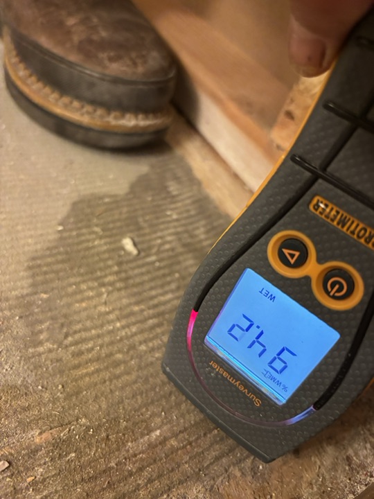 Structural drying equipment in Olivehurst